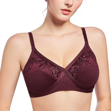 Total-Support Bra - Wine